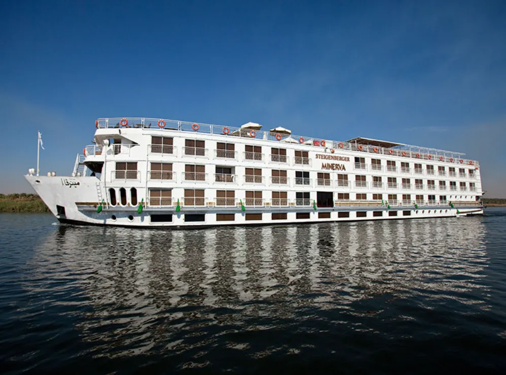 Exterior view of the Steigenberger Minerva Nile Cruise Nile cruise ship